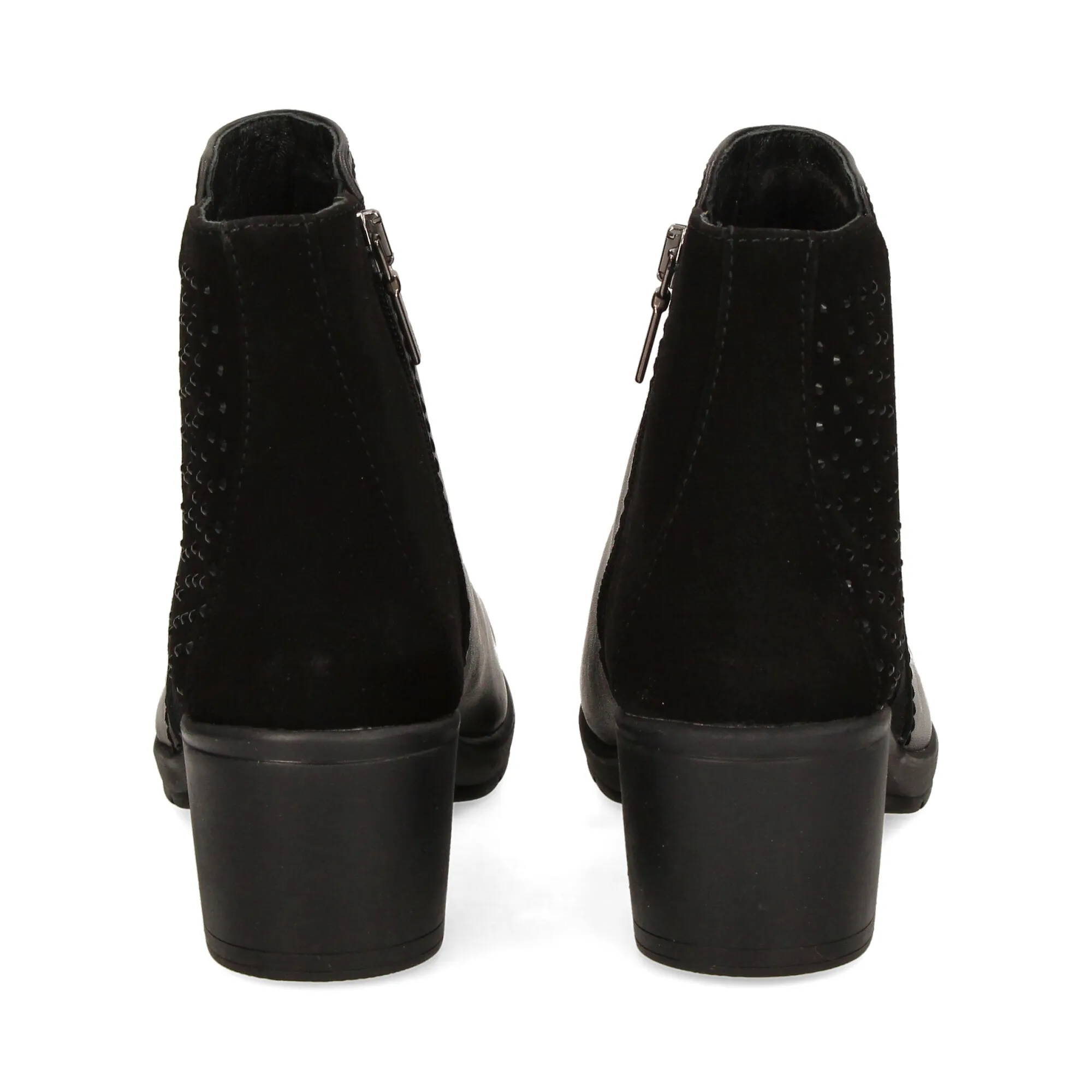 24 HORAS BOTINES CON TACóN DE MUJER MISTS NEGRO /