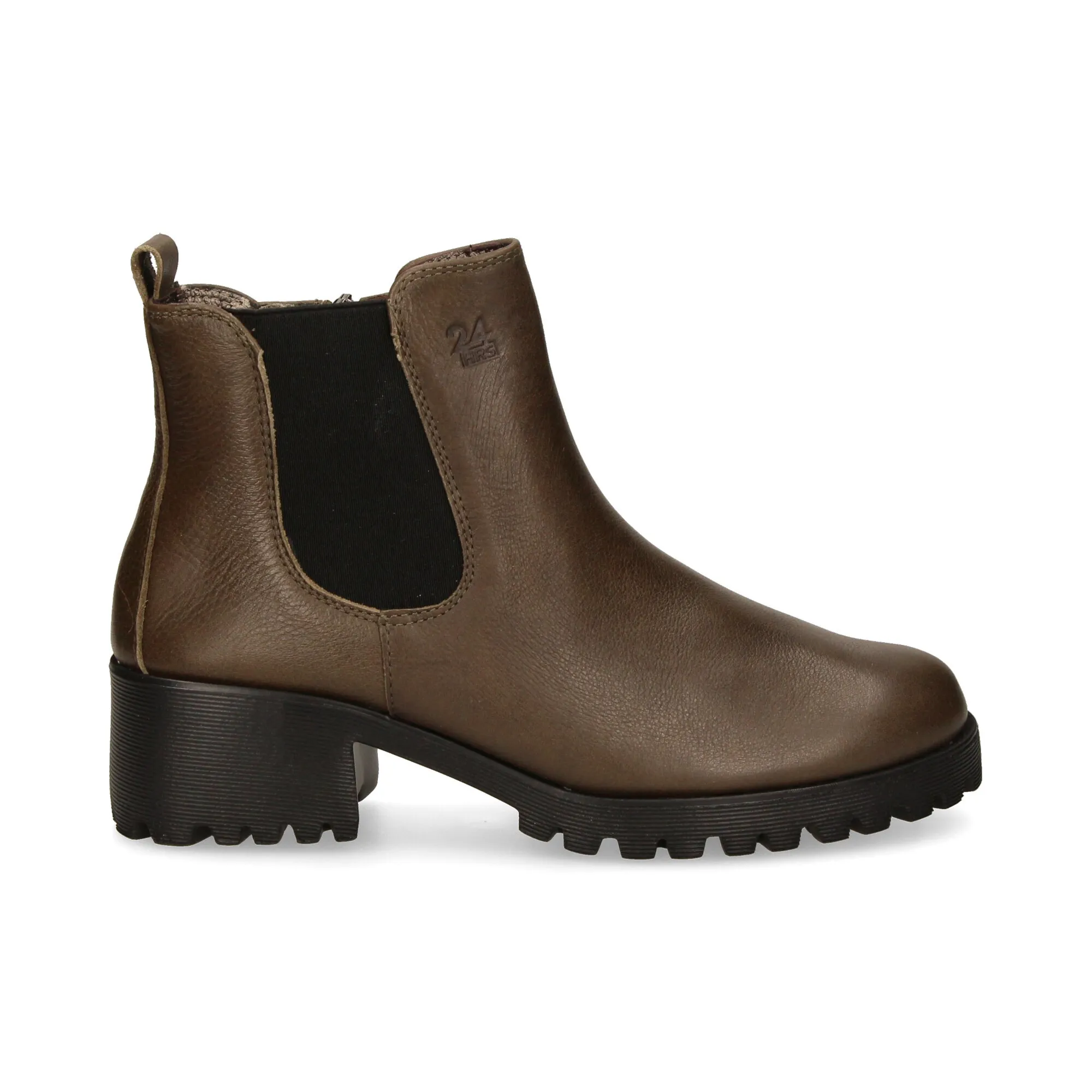 24 HORAS Botines con tacón de Mujer RIFF MUSGO