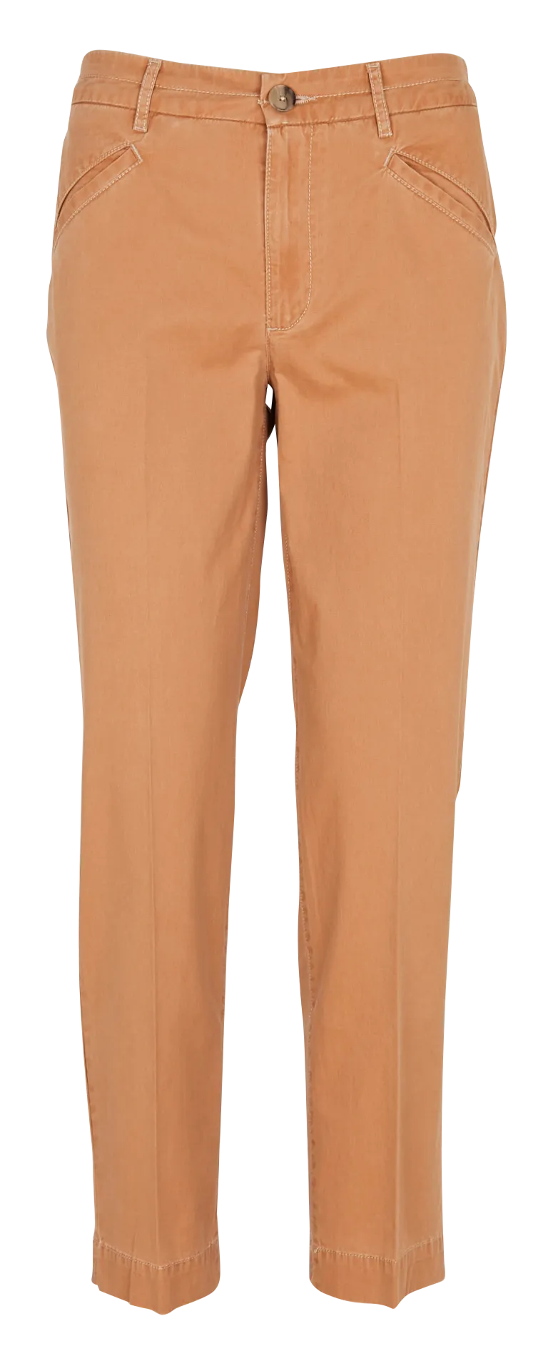 ADEMAR  PANTALóN PITILLO DE MEZCLA DE ALGODóN EN MARRON