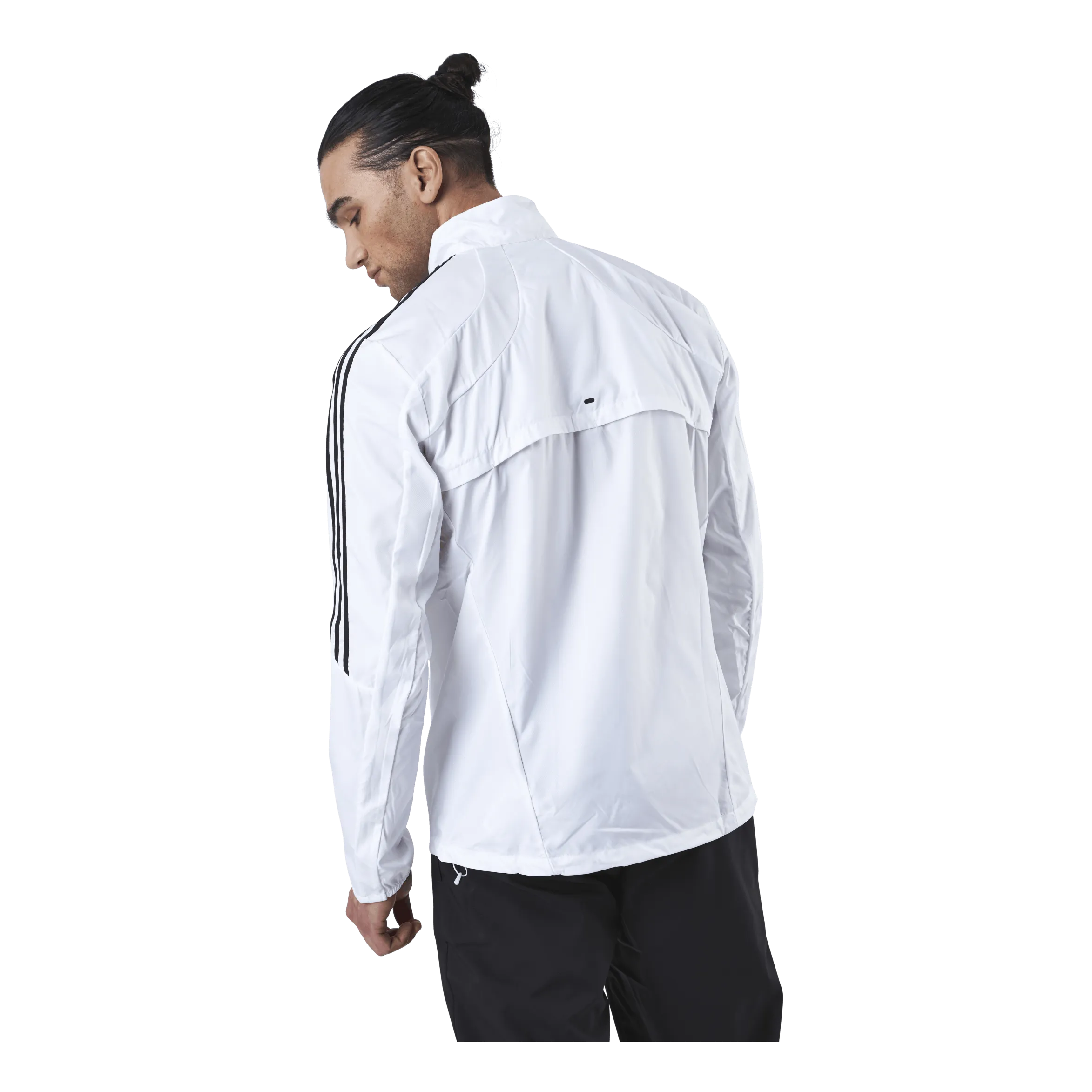 Adidas Adidas Marathon Jacket 3 Stripe Men White / Black