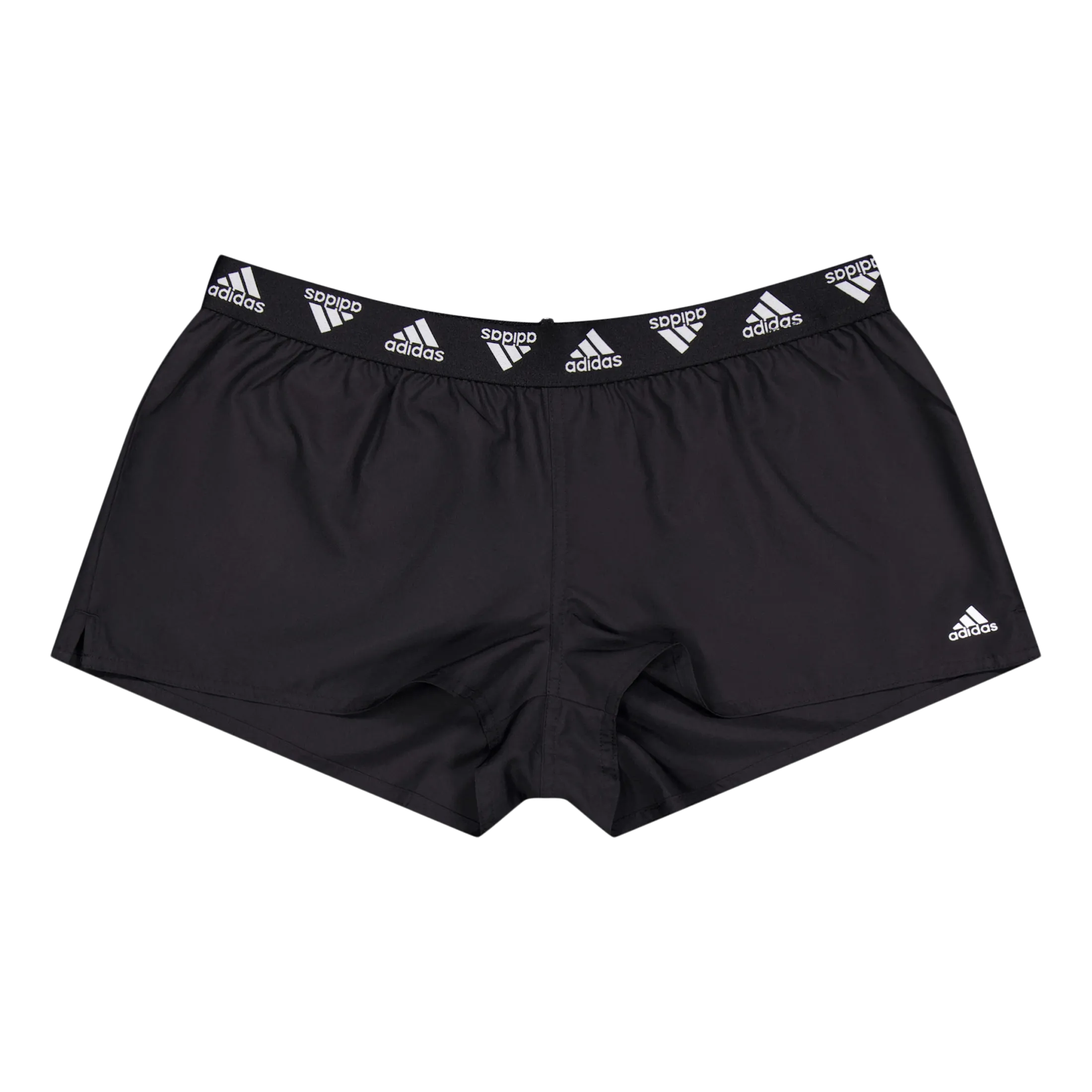 Adidas Branded Beach Shorts Black