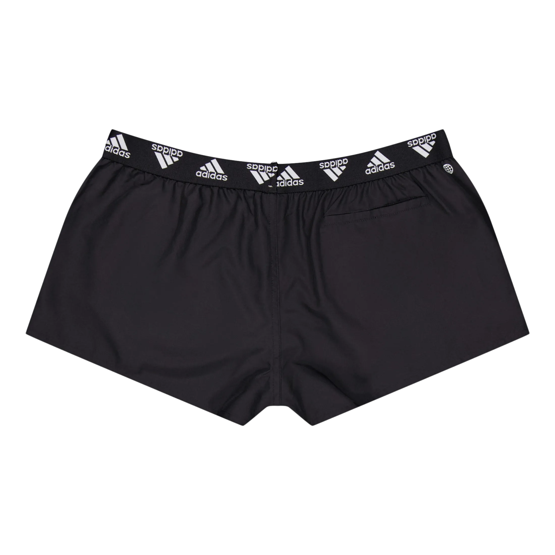 Adidas Branded Beach Shorts Black