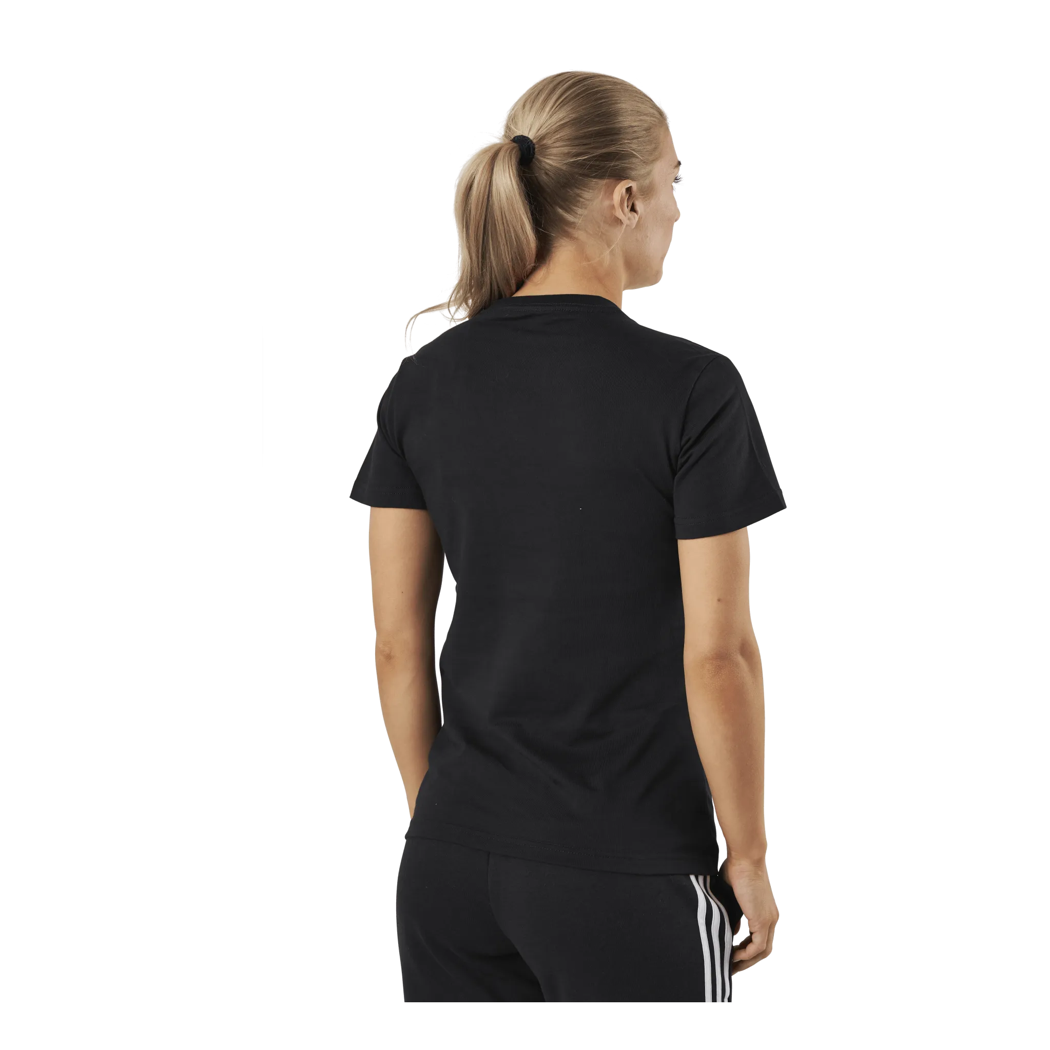 ADIDAS ESSENTIALS REGULAR TSHIRT BLACK / WHITE