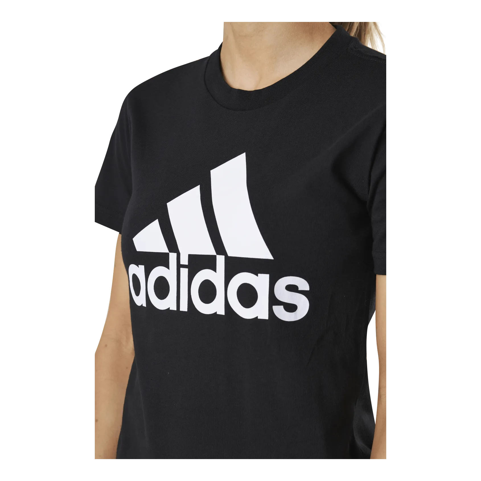 ADIDAS ESSENTIALS REGULAR TSHIRT BLACK / WHITE