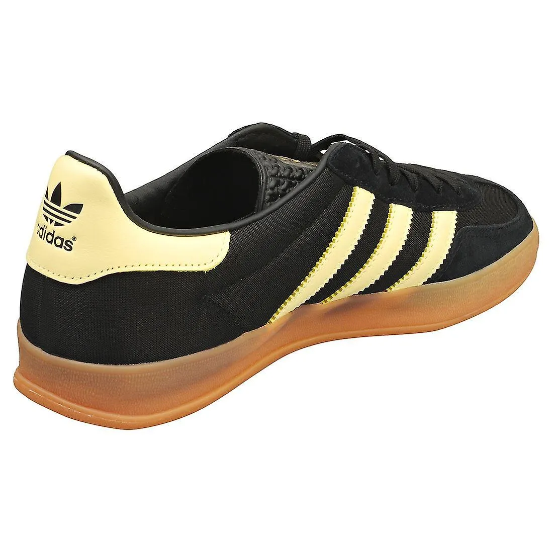 adidas Gazelle Indoor Zapatillas de moda para hombre en negro amarillo