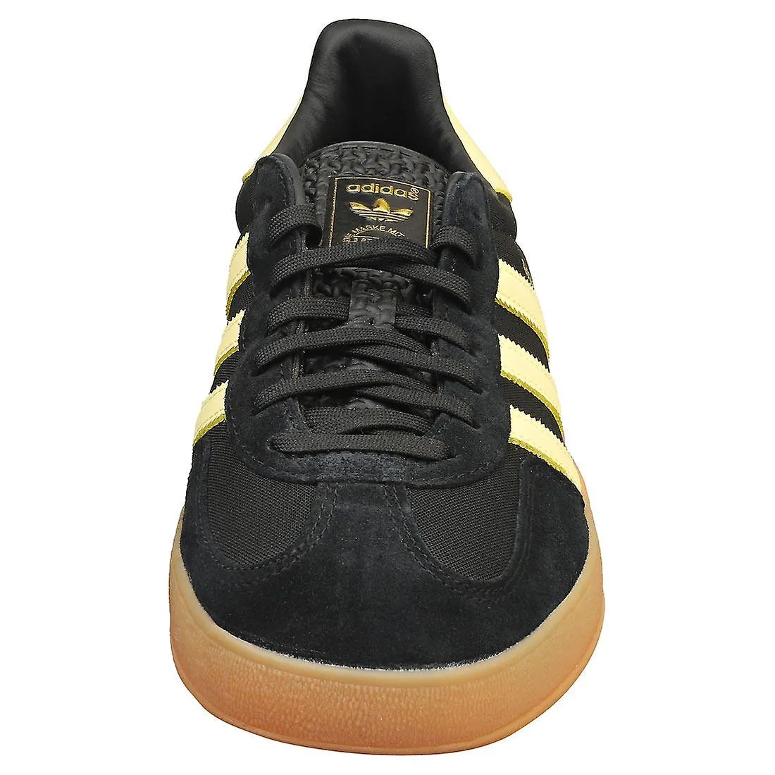 adidas Gazelle Indoor Zapatillas de moda para hombre en negro amarillo