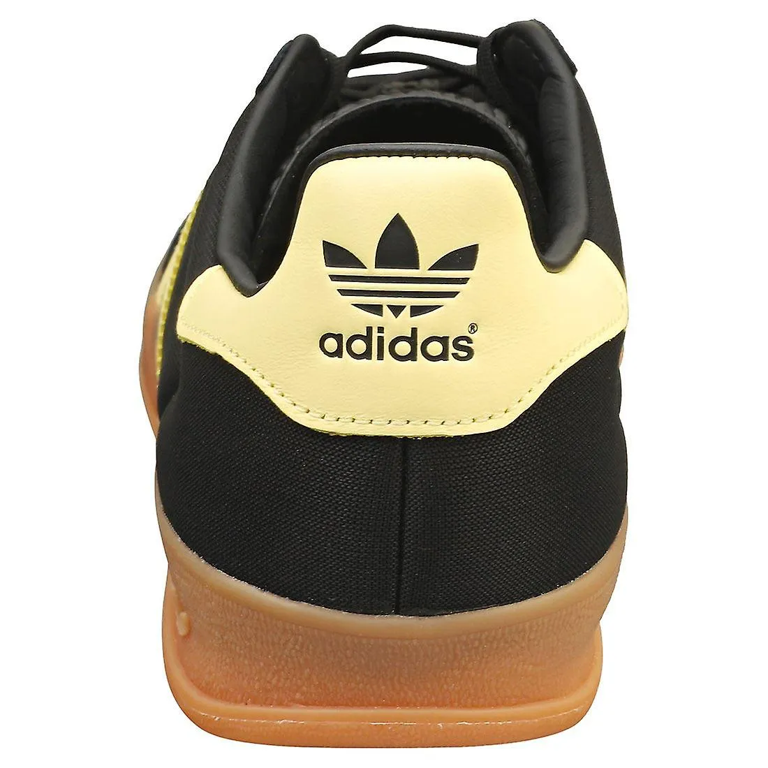 adidas Gazelle Indoor Zapatillas de moda para hombre en negro amarillo