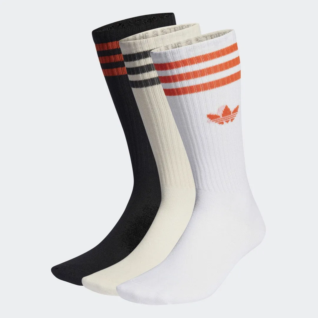 adidas Originals Solid Crew Socks – 3 pack