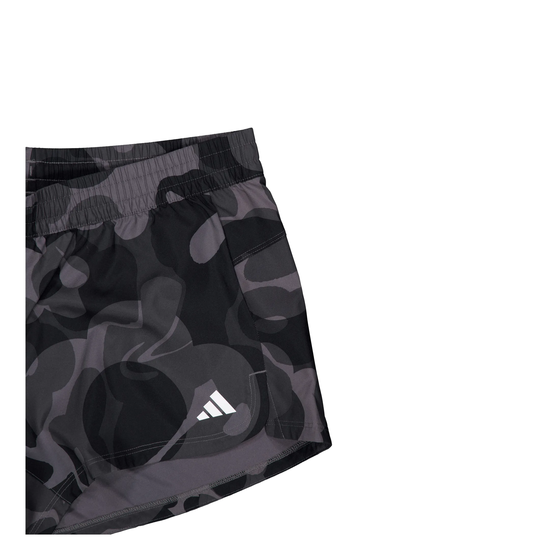 ADIDAS PACER TRAIN ESSENTIALS FLORALPRINT WOVEN SHORTS BLACK