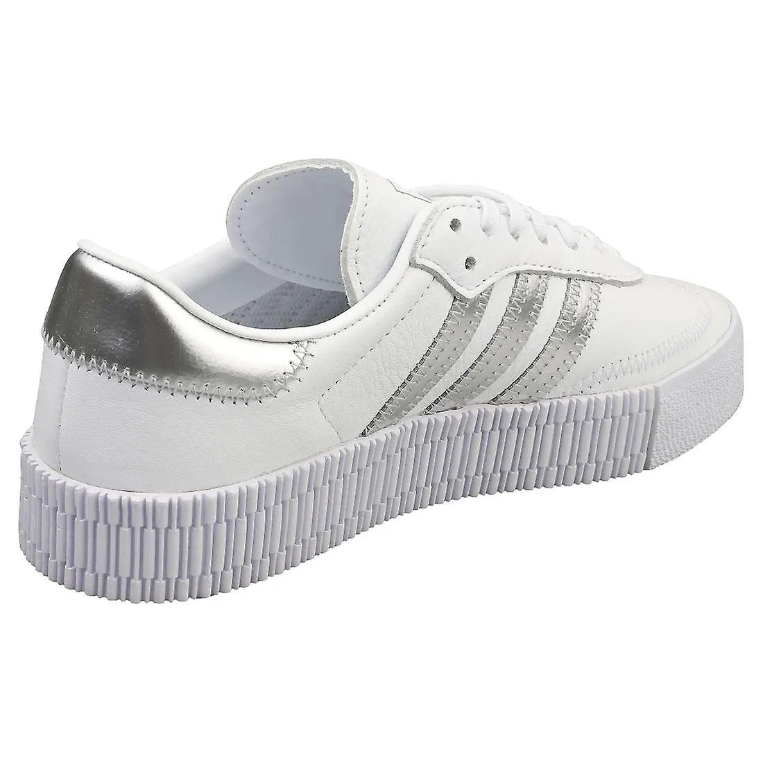 adidas Sambarose Zapatillas de Moda para Mujer en Blanco Plata
