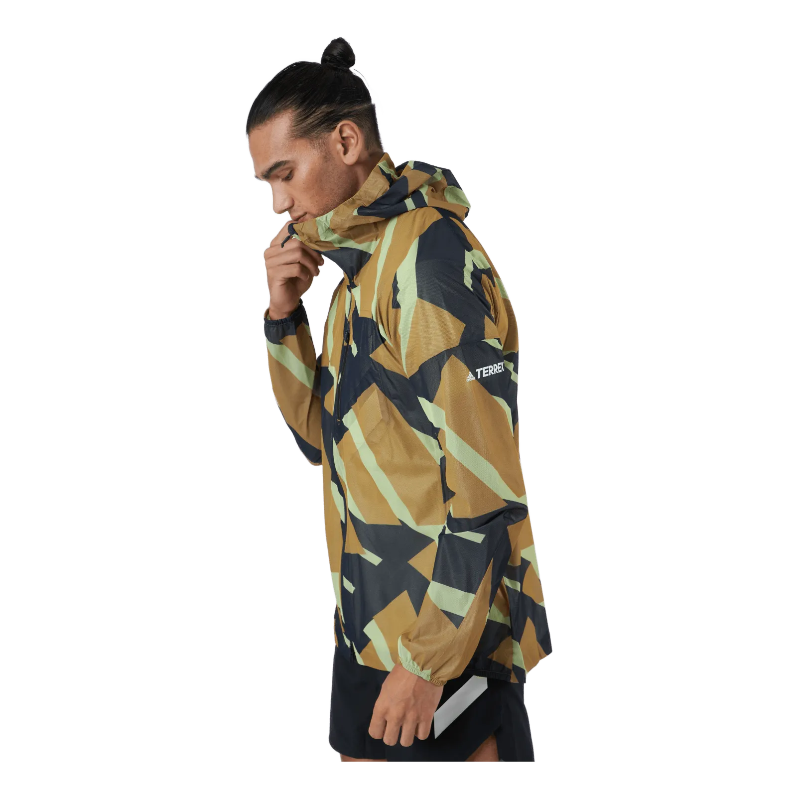 Adidas Terrex Agravic Graphic 2.5L Rain Jacket Mesa