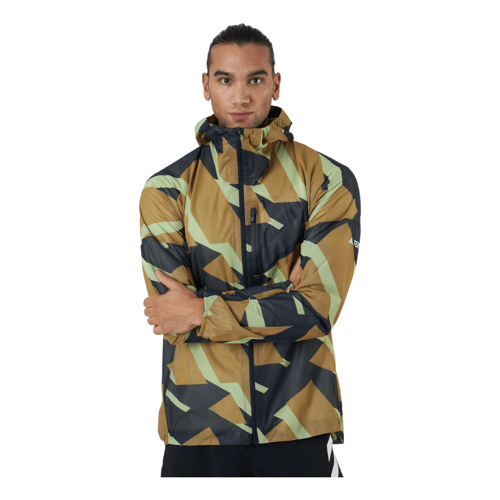 Adidas Terrex Agravic Graphic 2.5L Rain Jacket Mesa