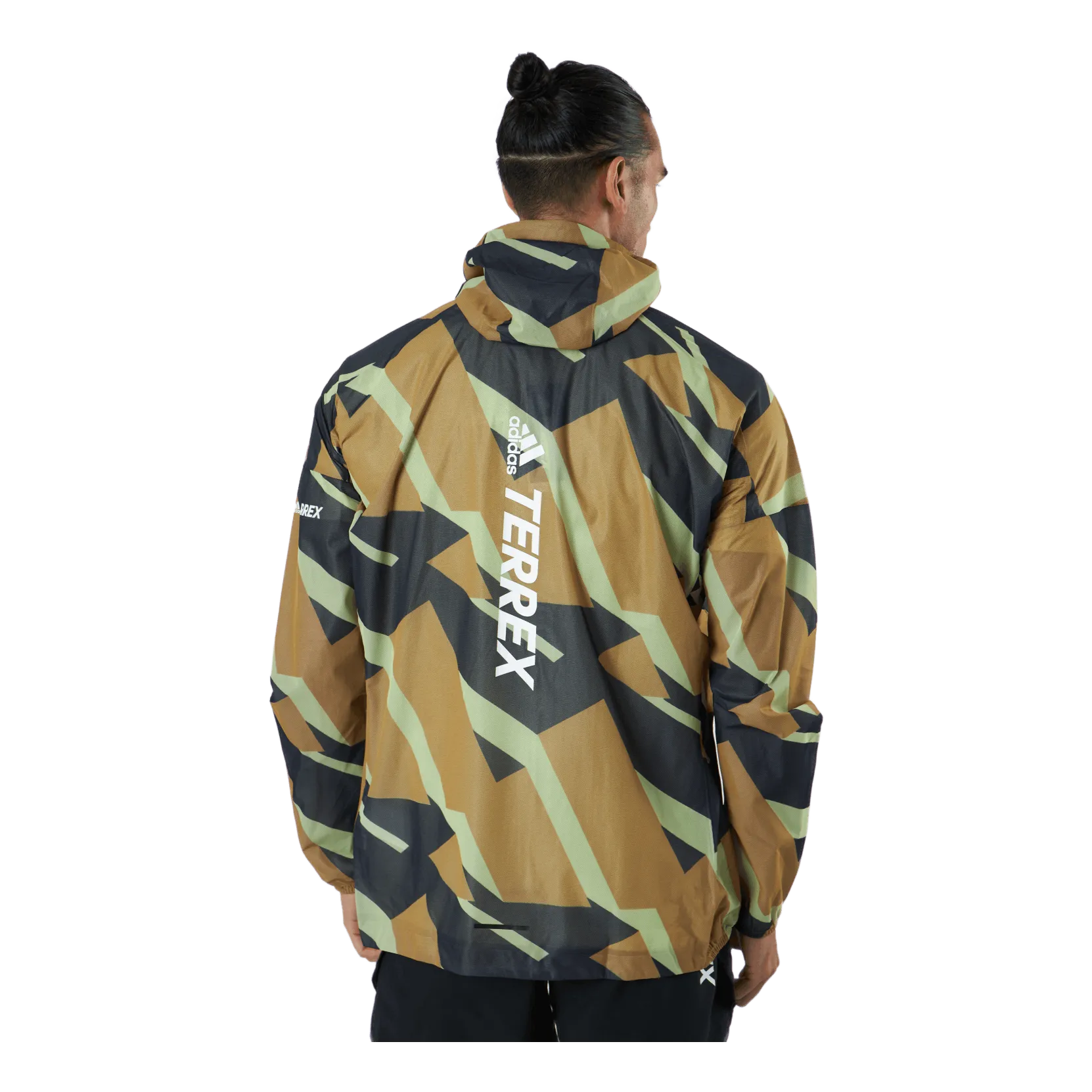 Adidas Terrex Agravic Graphic 2.5L Rain Jacket Mesa