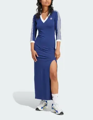 Adidas Vestido Maxi Adicolor Classics 3 bandas