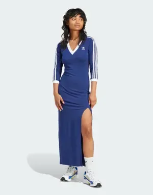 Adidas Vestido Maxi Adicolor Classics 3 bandas