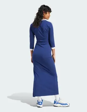Adidas Vestido Maxi Adicolor Classics 3 bandas
