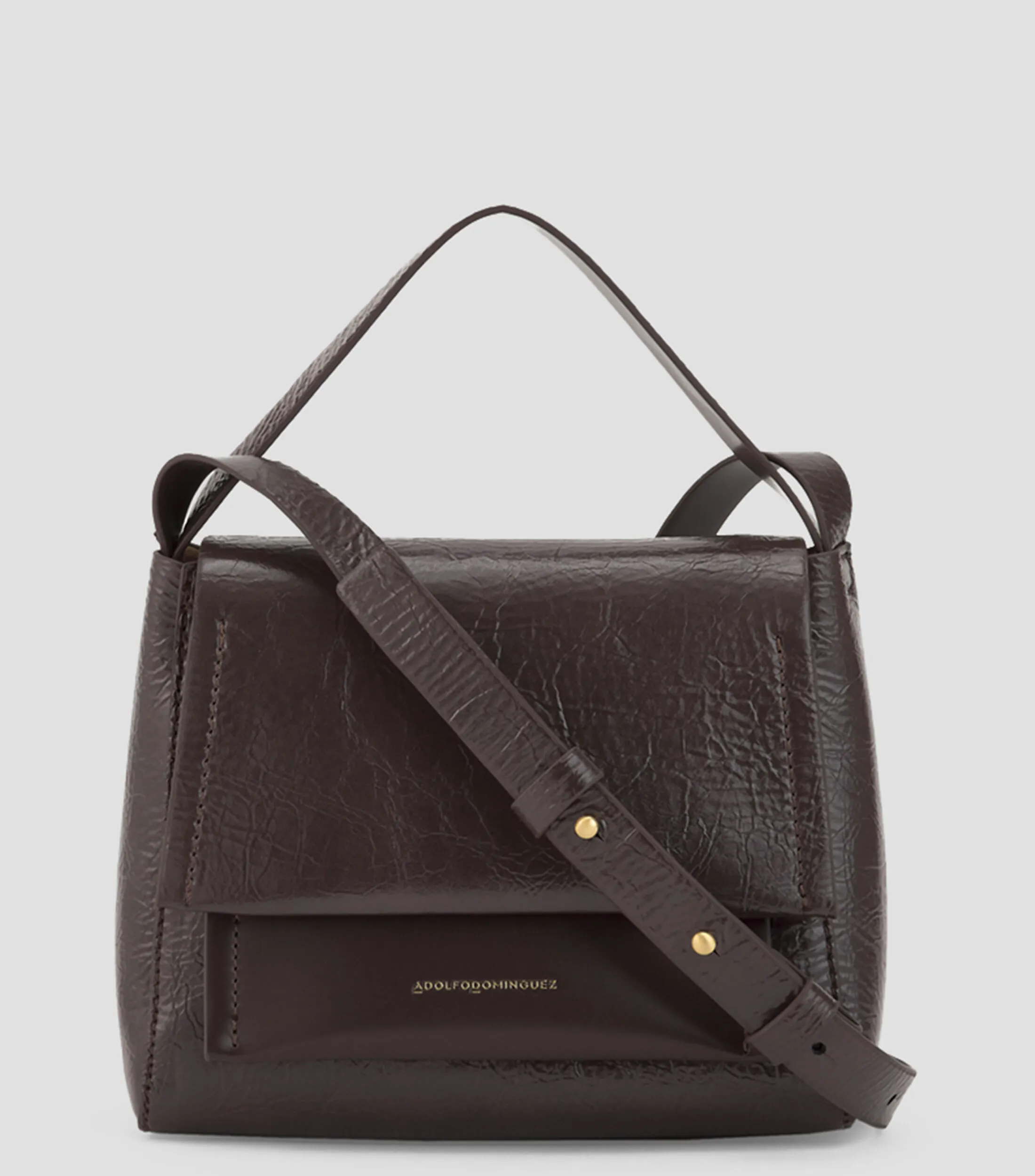 Adolfo Dominguez Bolso crossbody granulado Mujer