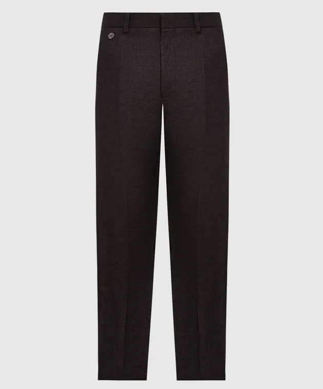 Agnona Blue linen pants