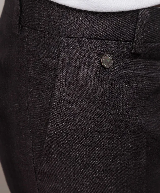 Agnona Blue linen pants