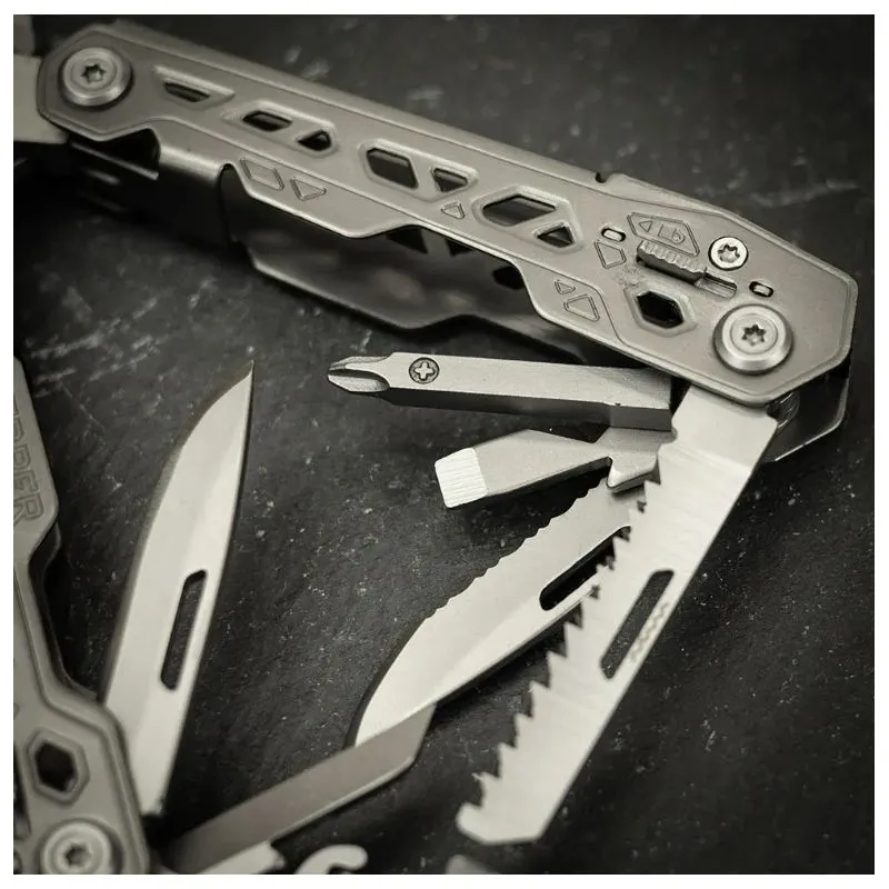 Alicates multiusos Gerber Truss &amp Wallet Lata de regalo 4L