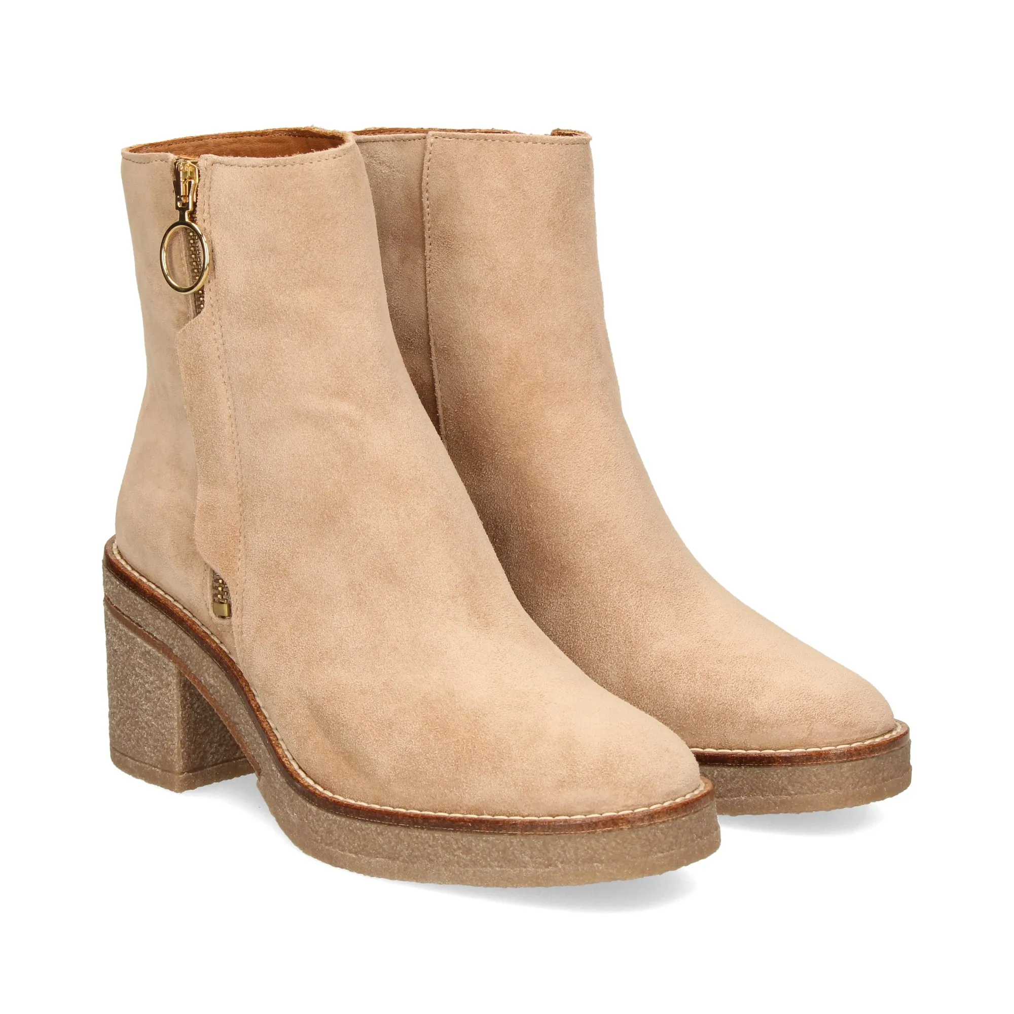 ALPE BOTINES CON TACóN DE MUJER 22NOISETTE