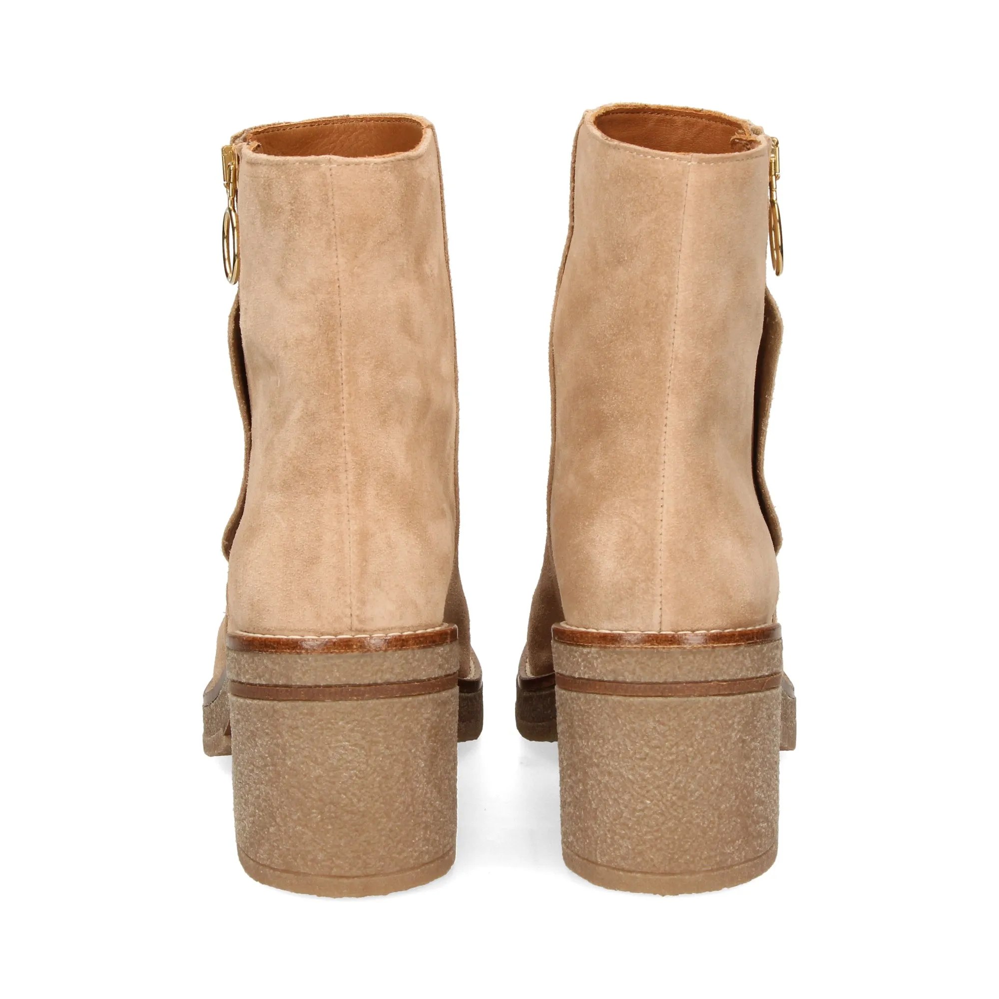 ALPE BOTINES CON TACóN DE MUJER 22NOISETTE