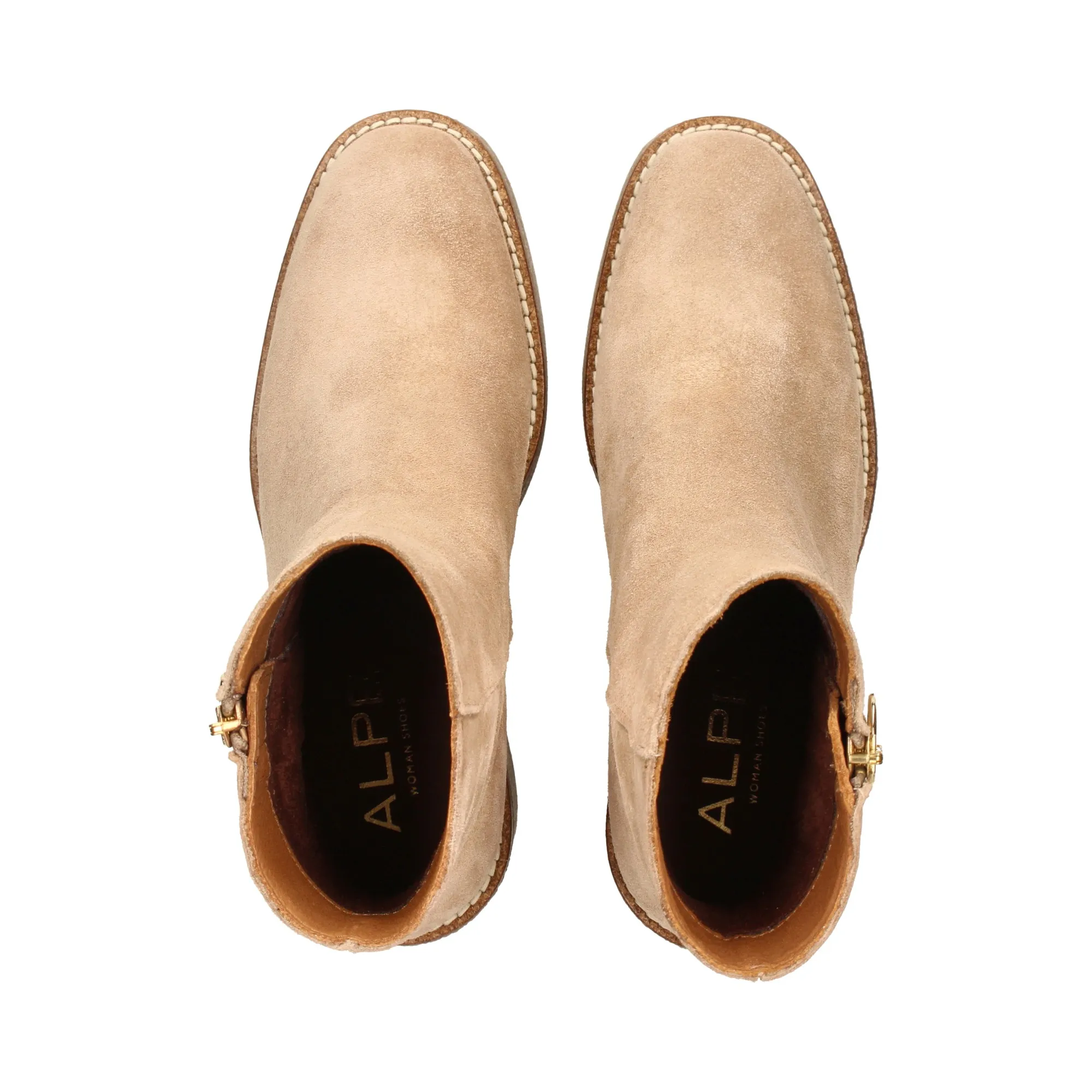 ALPE BOTINES CON TACóN DE MUJER 22NOISETTE