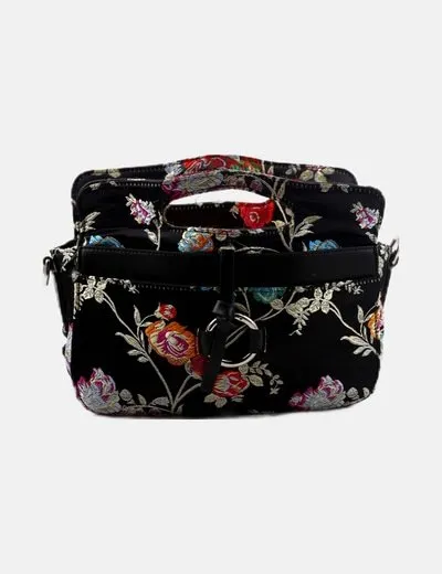 &bag Bolso de mano bordado floral