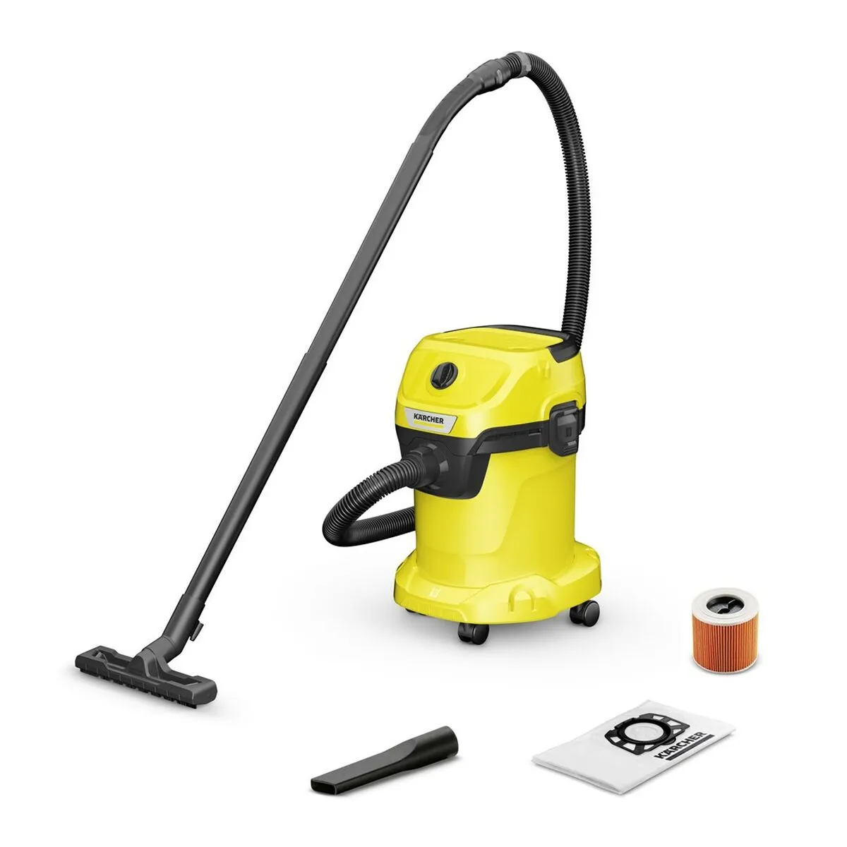 ASPIRATEUR KäRCHER WD 3 V17/4/20 JAUNE NOIR 1000 W