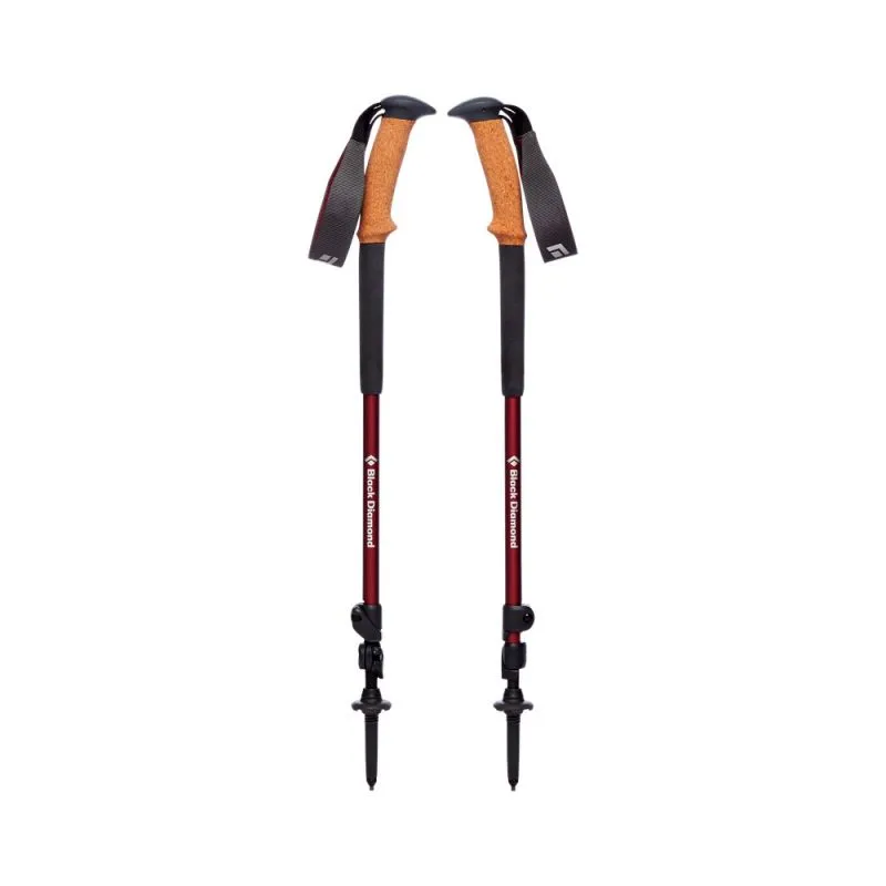 Bastones de senderismo/trail para mujer Black Diamond Bastones de trekking Trail Cork (Cherrywood)