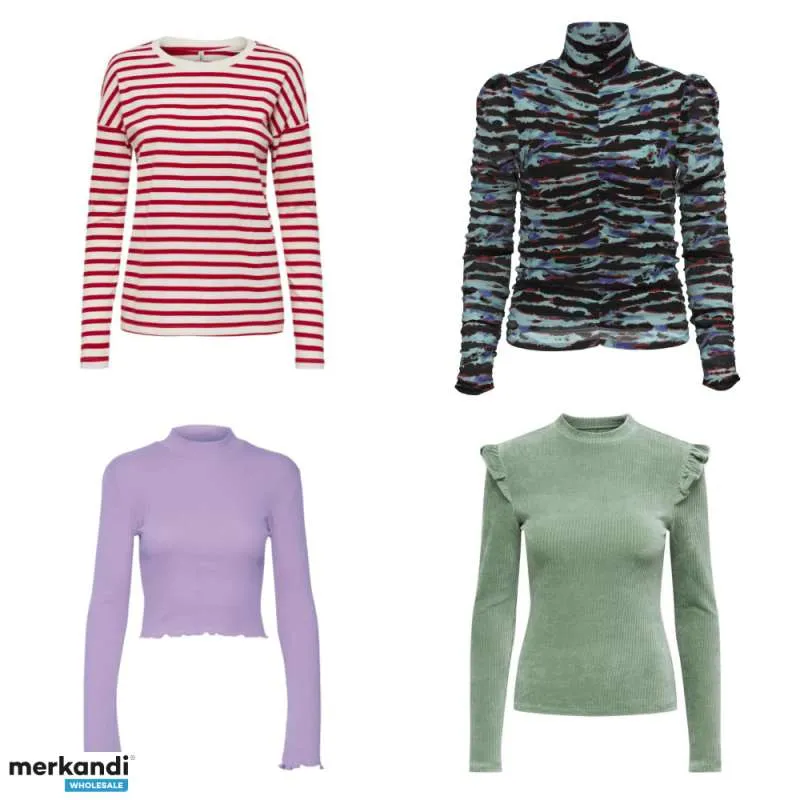 BESTSELLER Camisetas de manga larga para mujer Mix
