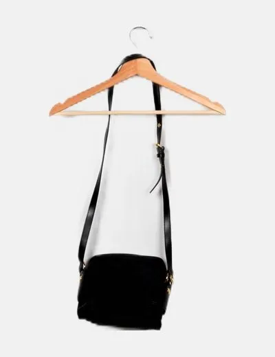 Bimba&Lola Bolso mini tela negro