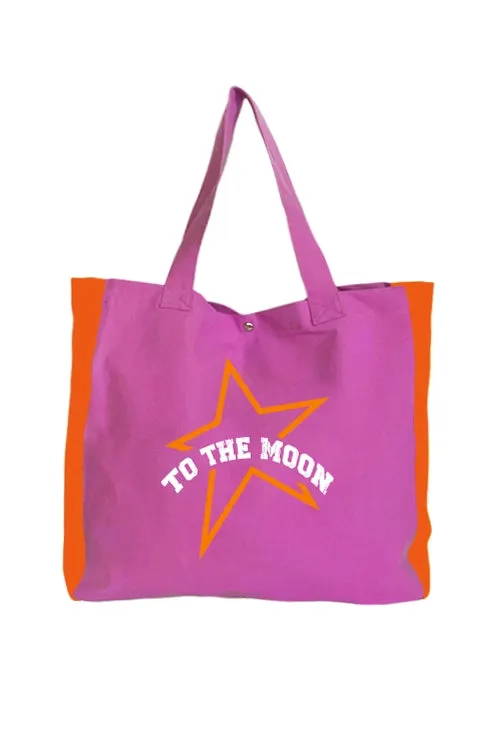 BOLSA DE PLAYA ROSA FUCSIA