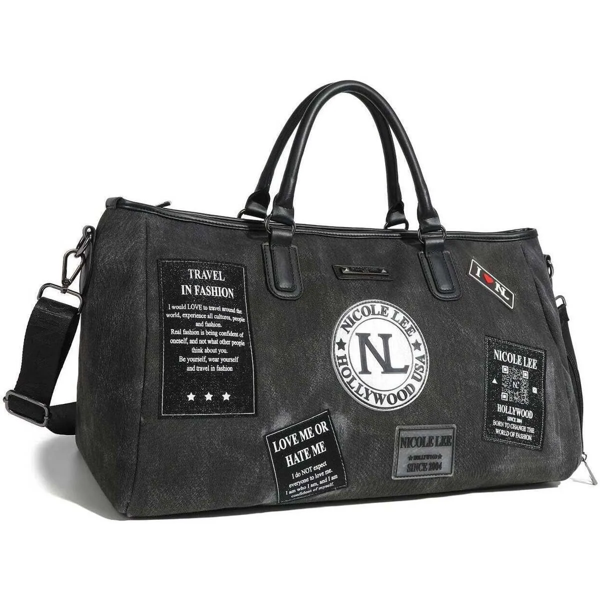 BOLSA DE VIAJE NEGRA MULTIUSO PARA HOMBRE
