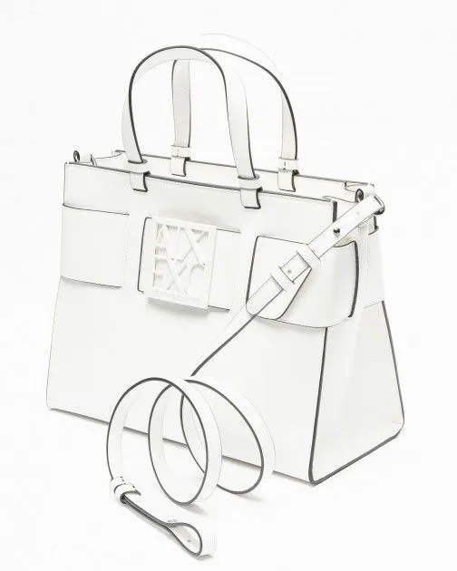 Bolso de mano Armani Exchange 942689 0A874 Blanco