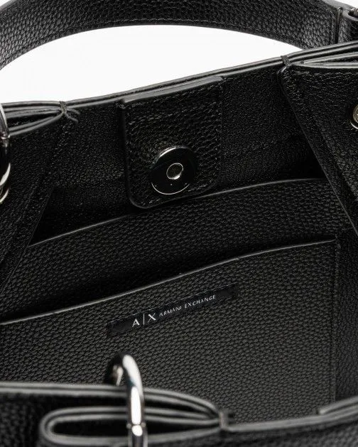 Bolso de mano Armani Exchange 942911 CC783 Negro