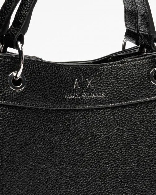 Bolso de mano Armani Exchange 942911 CC783 Negro
