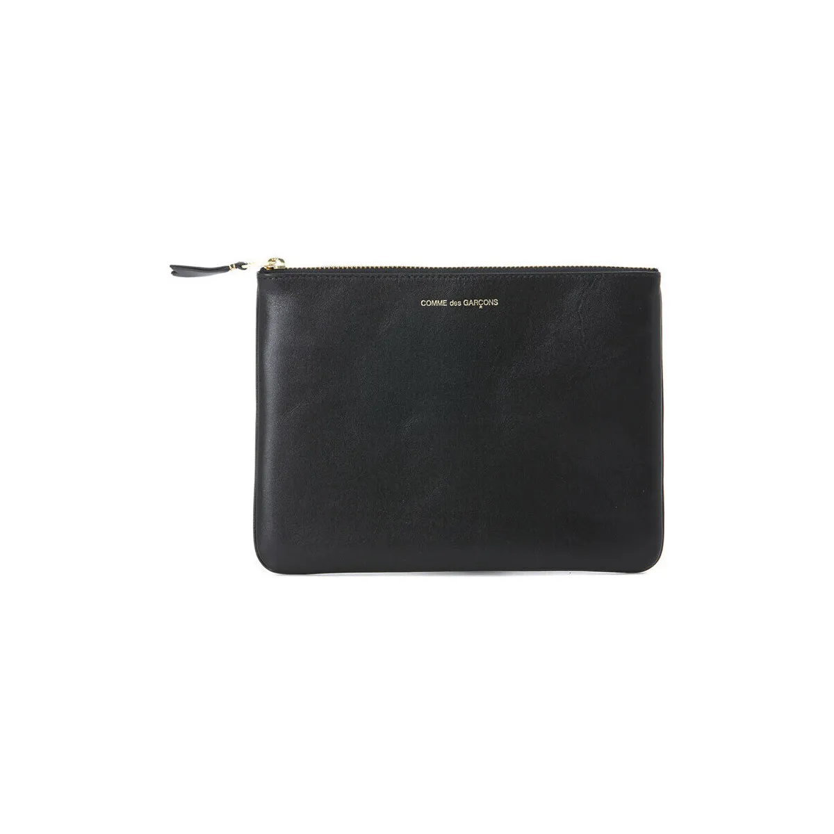 Bolso de mano Comme des Garçons en cuero negro