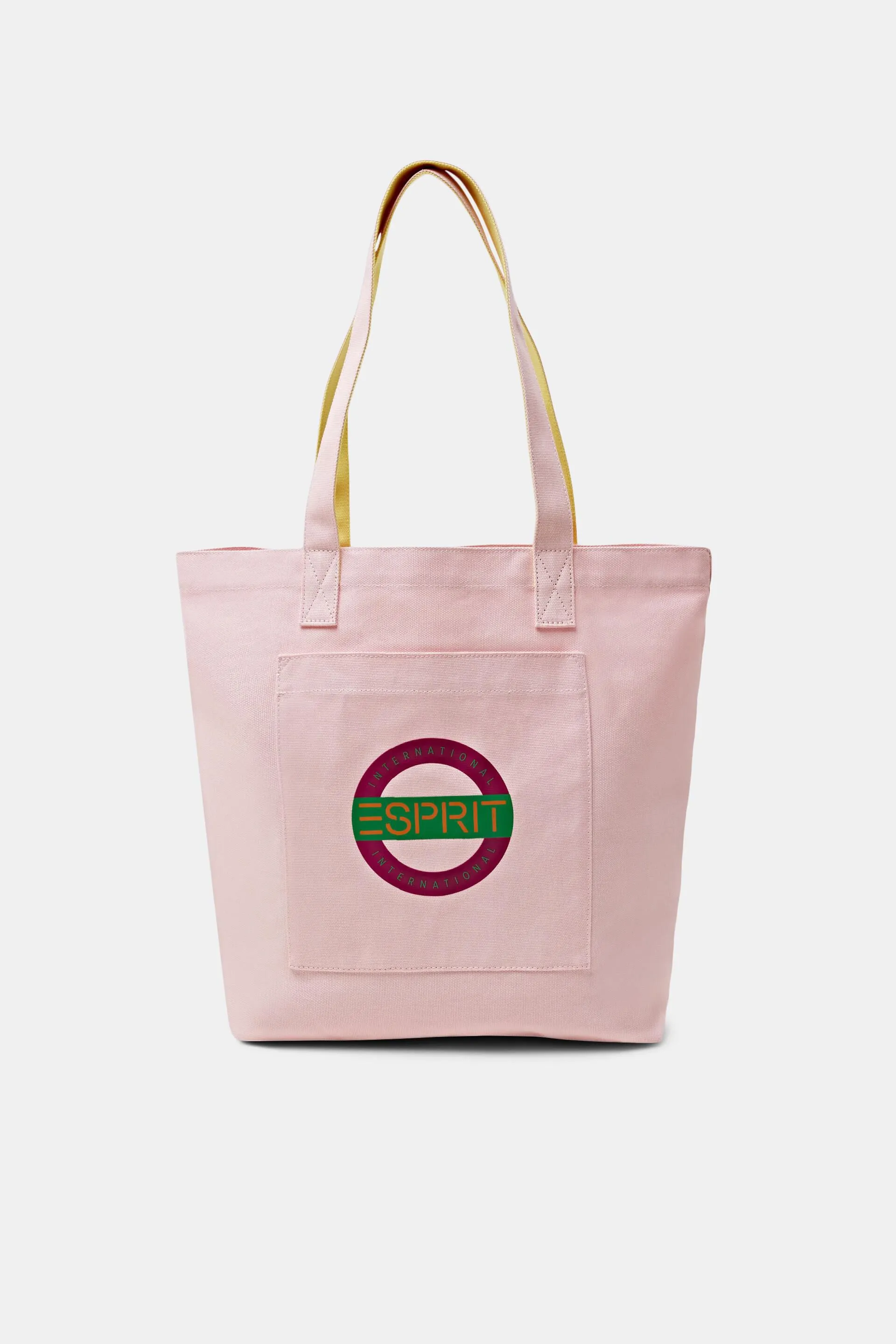 Bolso de mano de lona con logotipo