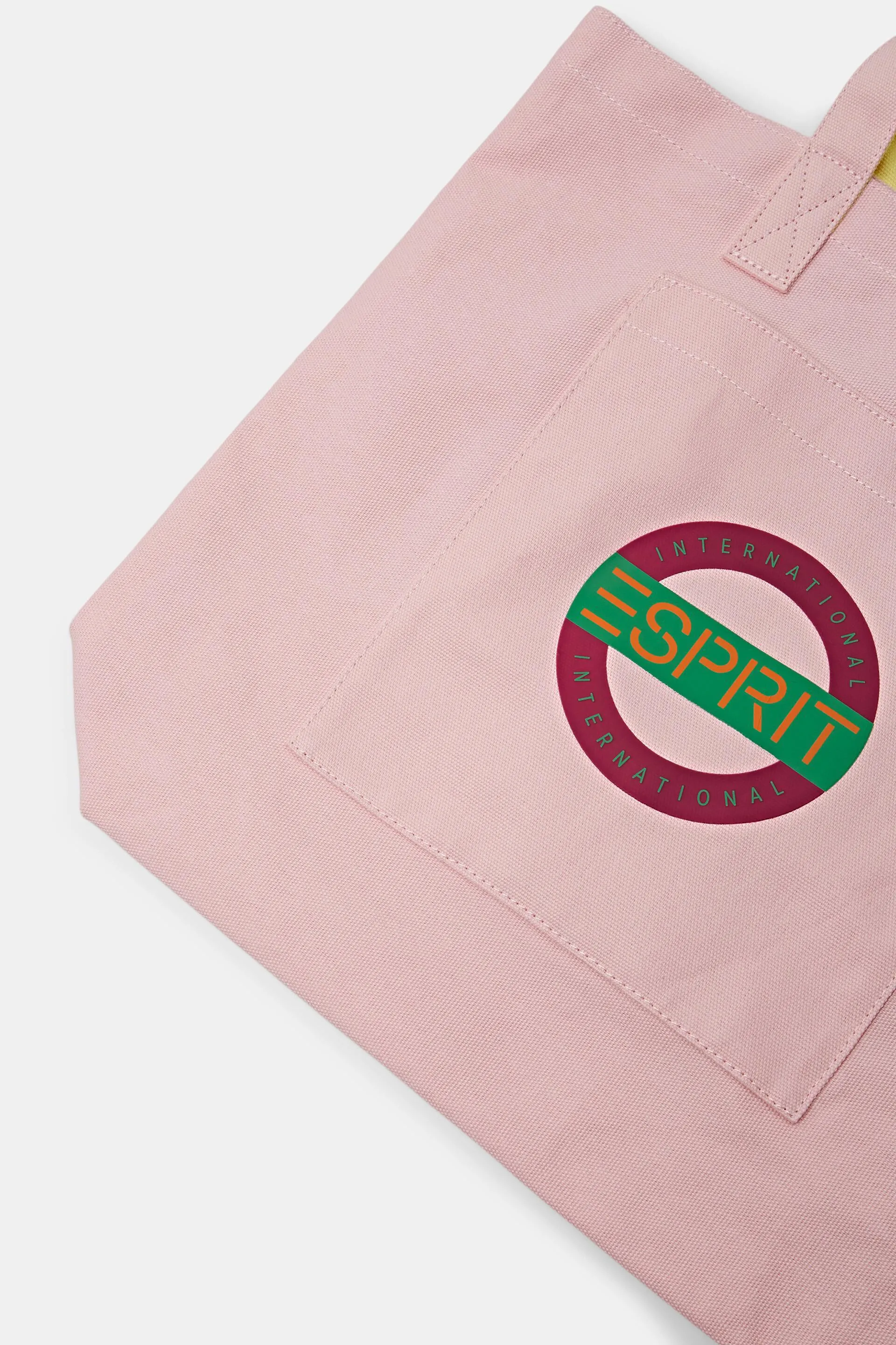 Bolso de mano de lona con logotipo