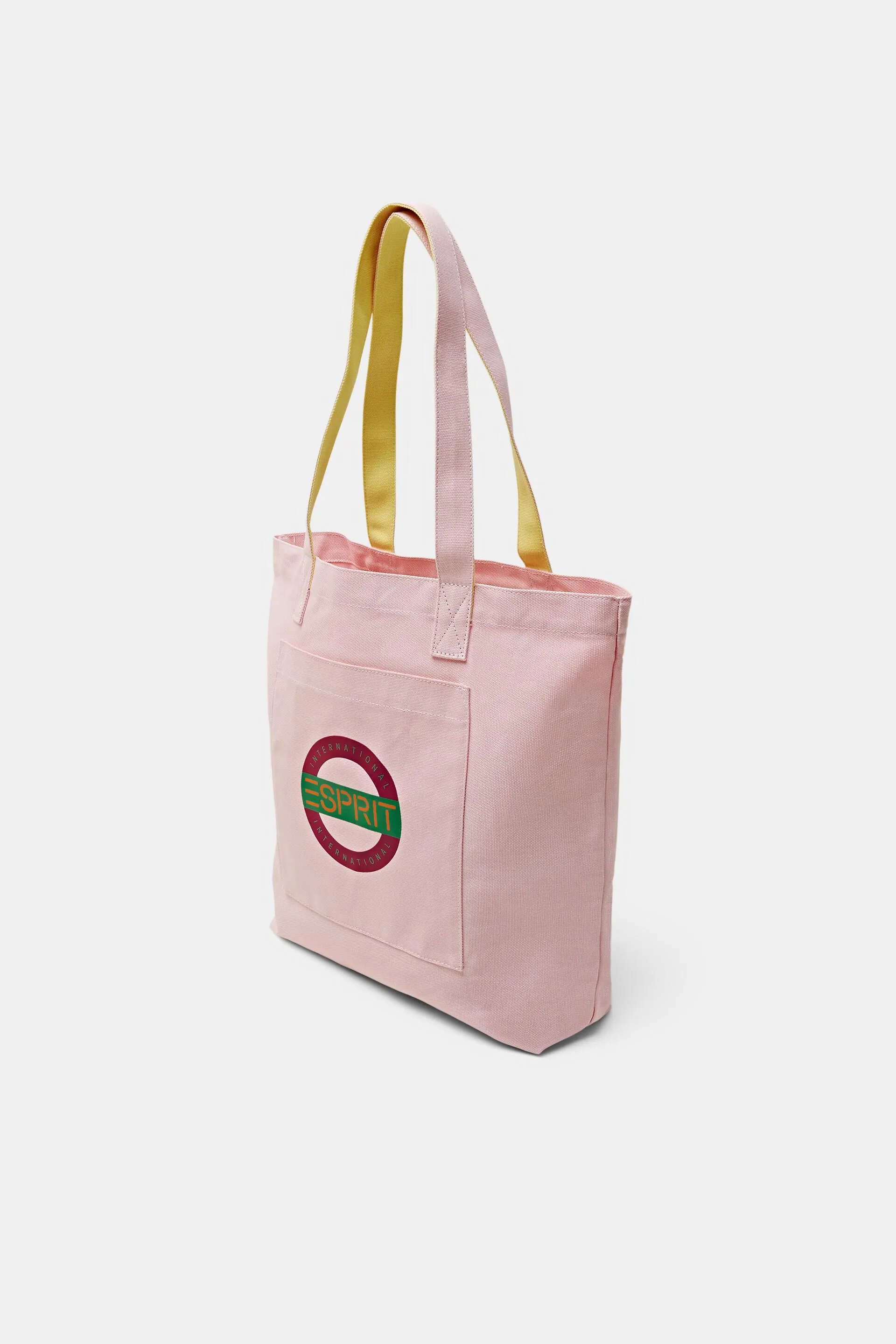 Bolso de mano de lona con logotipo