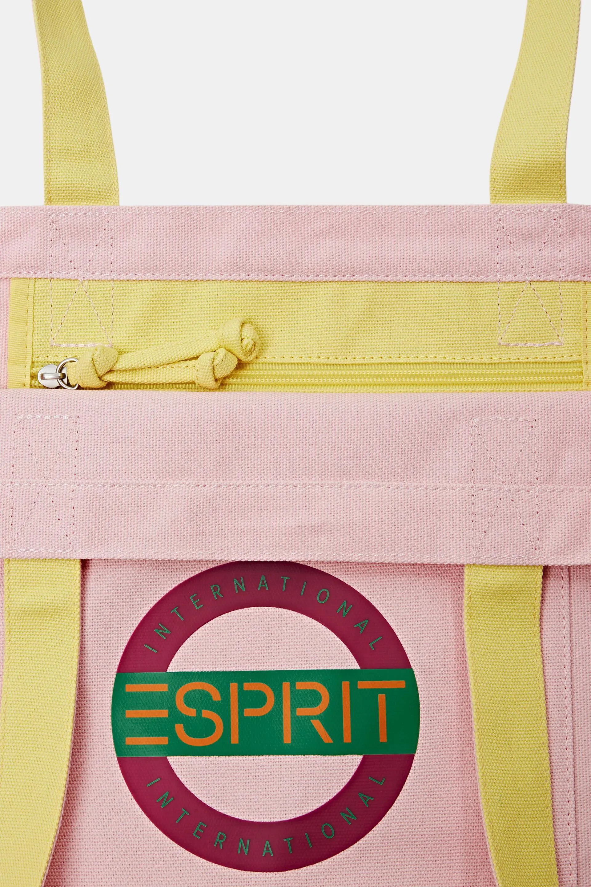 Bolso de mano de lona con logotipo