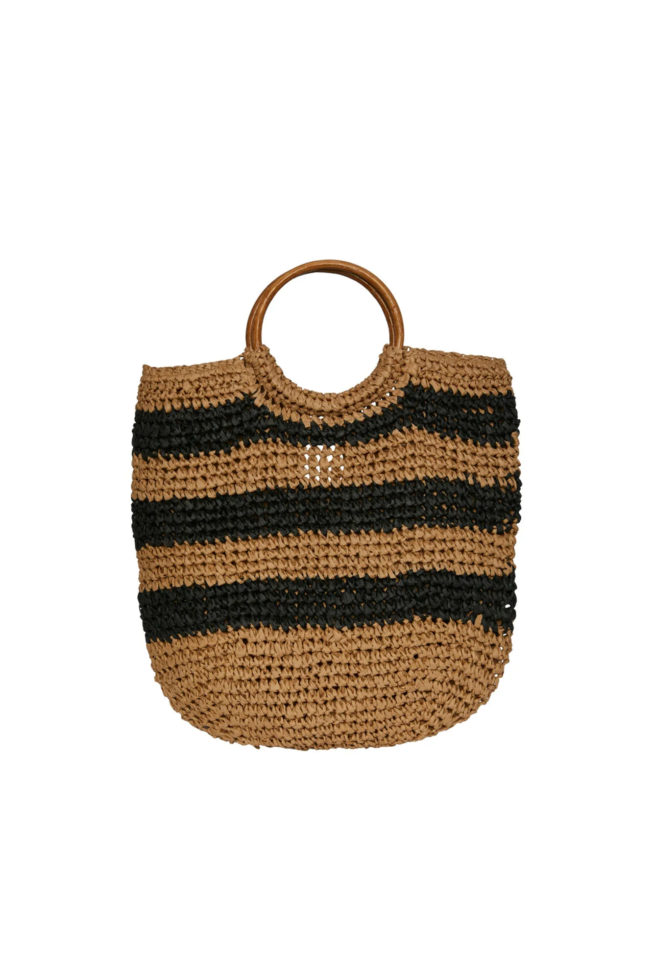 Bolso de mano de paja