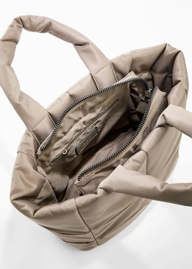 Bolso de mano Marrón grisáceo