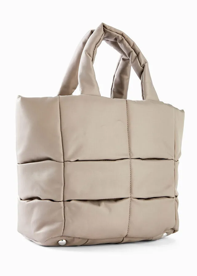 Bolso de mano Marrón grisáceo