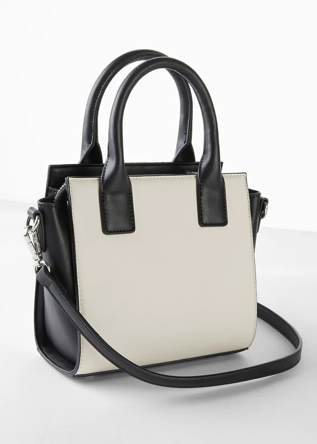 BOLSO DE MANO NEGROCREMA