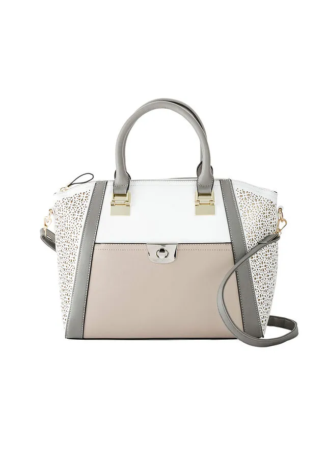 BOLSO DE MANO PIEDRA NATURALNATURALBLANCO