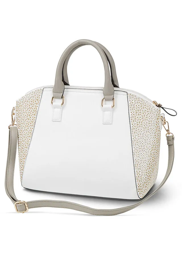 BOLSO DE MANO PIEDRA NATURALNATURALBLANCO