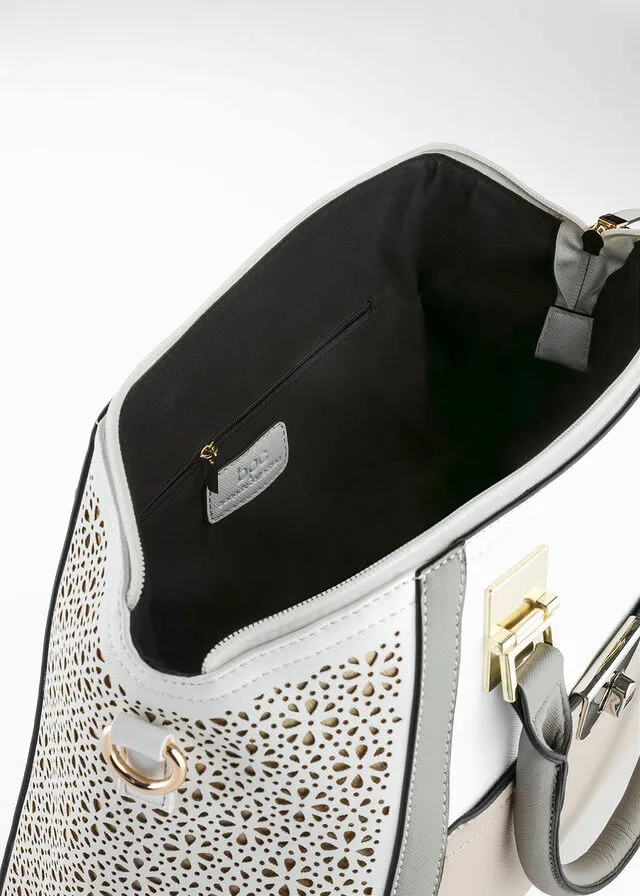 BOLSO DE MANO PIEDRA NATURALNATURALBLANCO
