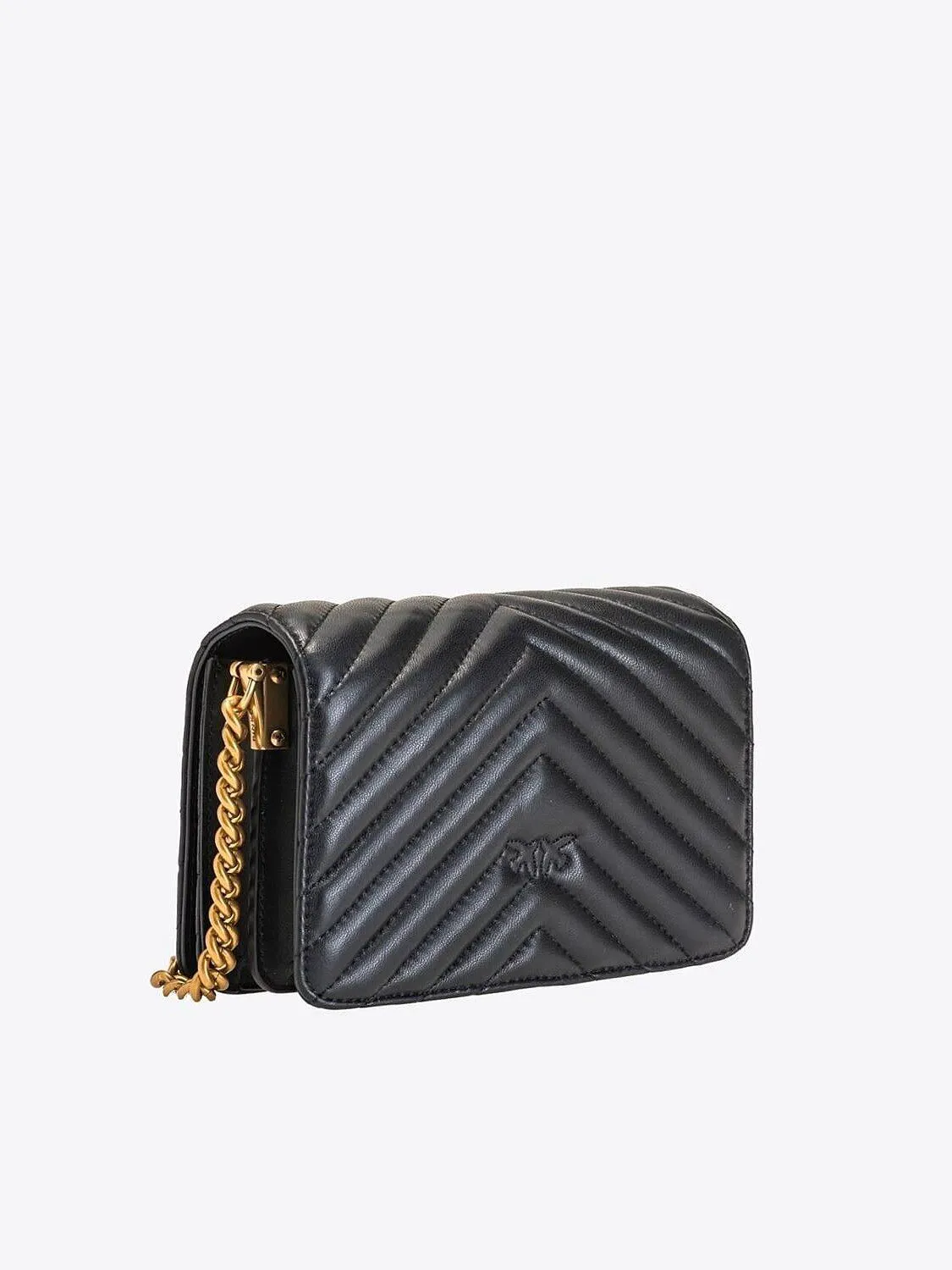 BOLSO LOVE MINI ICON CHEVRON PINKO